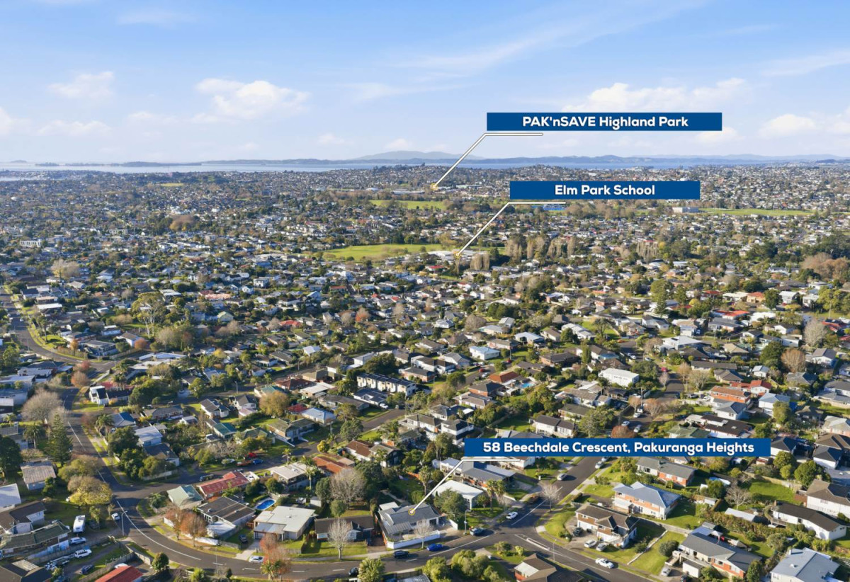 680m2 section with RC, EPA approved for 3-lot subdivision, 3 beds 1 bath house with carport, 58 Beechdale Crescent, Pakuranga Heights, Auckland