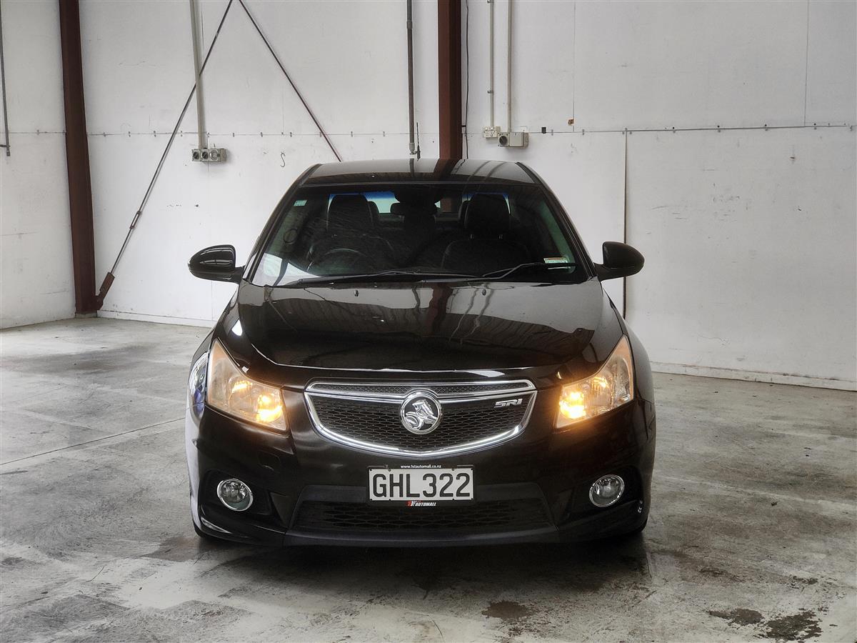 2012 Holden Cruze SRI V SEDAN 1.4T AT/LEATHER/NZ NEW/TOW BAR Sedan Automatic, 5 seats, Black, Petrol, 1,364 cc, 138,959 km