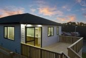 478m2 section, 5 beds (1 ensuite) 3 baths house, double garage, 1 bed 1 bath ground floor, 4 + 1 layout, 5 Mara Way, Sunnyvale, Auckland