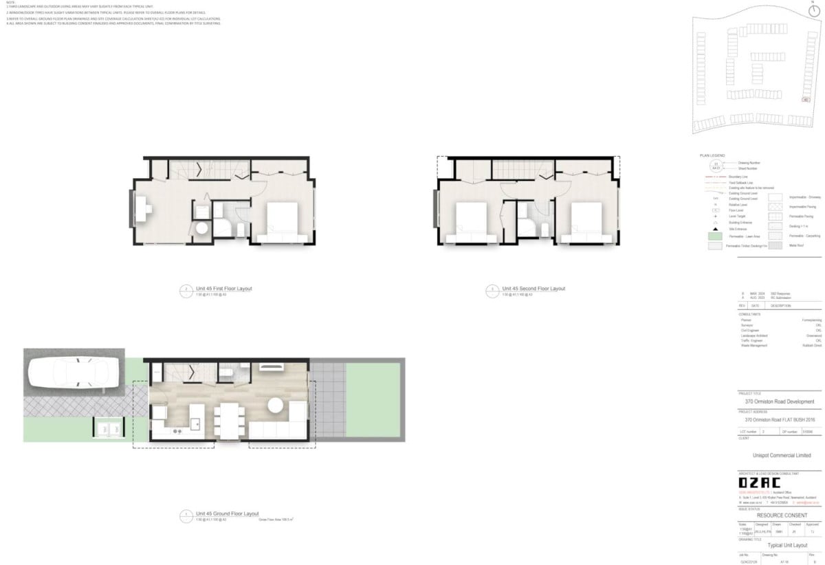 Premium sections, The proposed development is designed for modern three-level townhouses, with flexible layouts ranging from 3 to 4 bedrooms, optional study, 3 bathrooms, and either a garage or dedicated car park., Close to Ormiston Town Centre, schools, 0.6 km to Mission Heights Junior College, 0.7 km to Mission Heights Primary School and Ormiston Senior College, 370 Ormiston Road, Flat Bush, Auckland