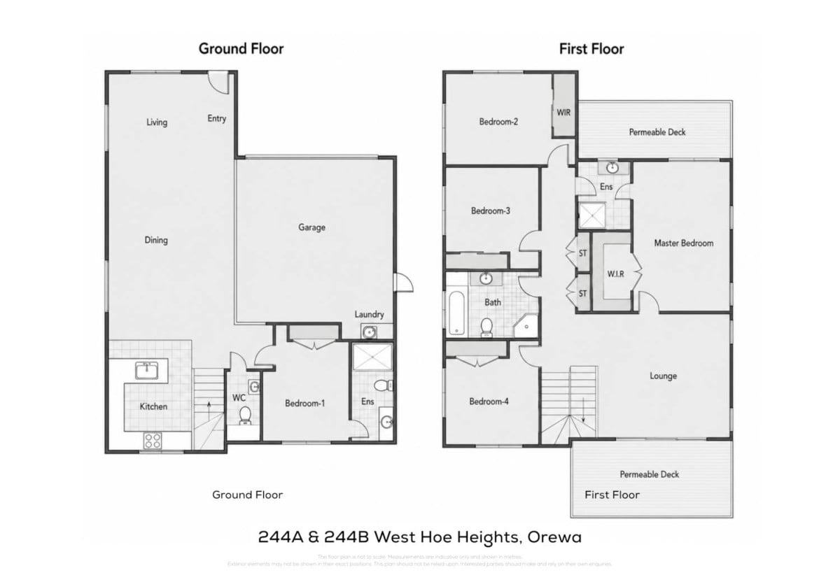 Built by Mars Living Construction, and presented as the development’s show home, 5 beds 3 baths house with double garage, 1 ensuite ground floor, Central air-conditioning with individual room controls, Underfloor heating in bathrooms, 0.5 km to Nukumea School, 2 km to Orewa College, 242, 244 West Hoe Heights, Orewa, Auckland