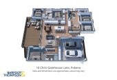 1857m2 section, 216m2 Brandnew 5 beds 3 baths house, double garage, 3 + 2 layout, Completion anticipated end of July, 16 Chris Gatehouse Lane, Pokeno