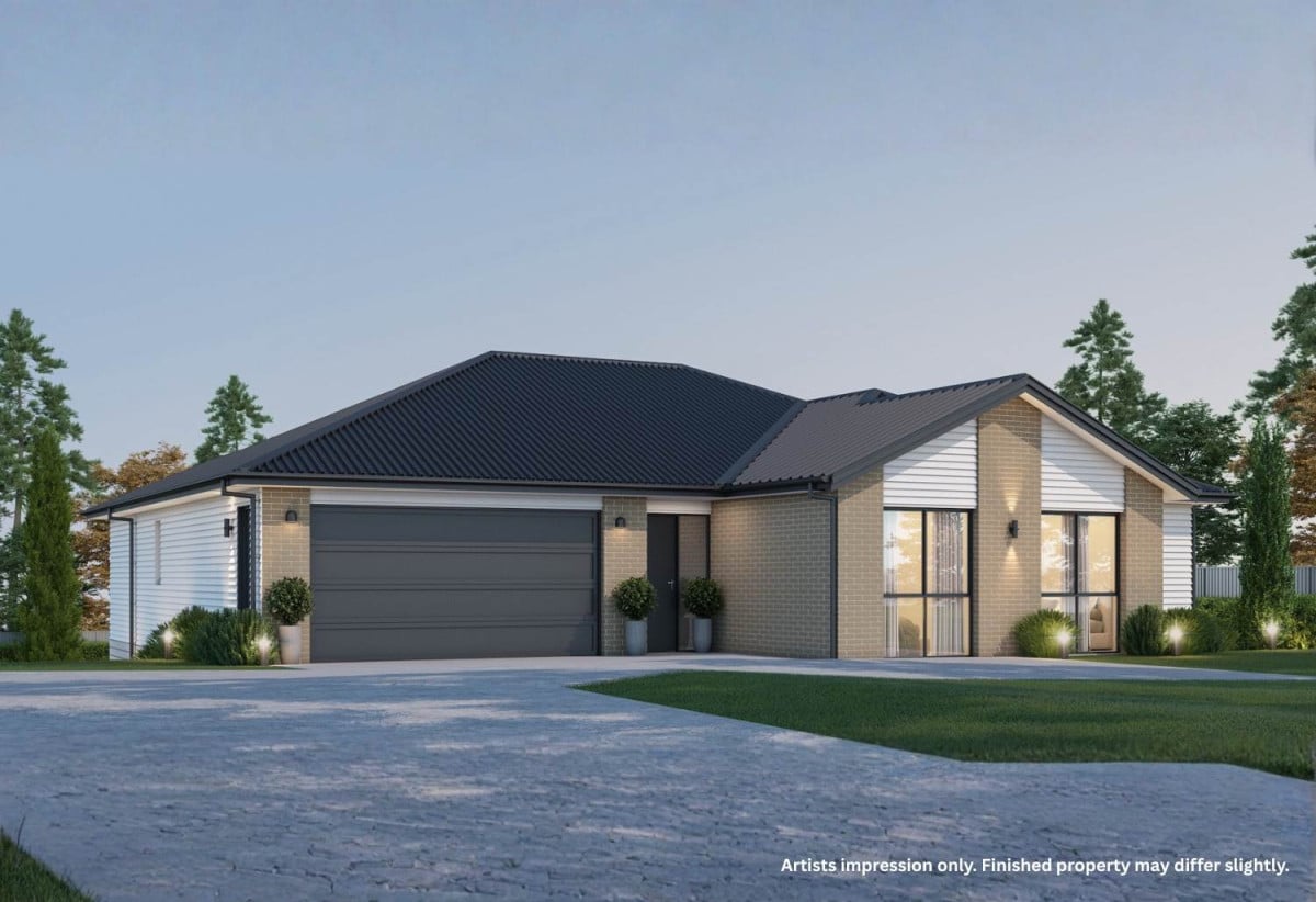 1857m2 section, 216m2 Brandnew 5 beds 3 baths house, double garage, 3 + 2 layout, Completion anticipated end of July, 16 Chris Gatehouse Lane, Pokeno