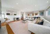 739m2 section, 5 beds (1 ensuite) + study 3 baths house with double garage and swimming pool, 2 bed 1 bath ground floor, 49 Weatherly Road, Torbay, Auckland