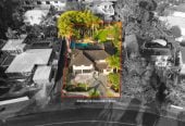 739m2 section, 5 beds (1 ensuite) + study 3 baths house with double garage and swimming pool, 2 bed 1 bath ground floor, 49 Weatherly Road, Torbay, Auckland