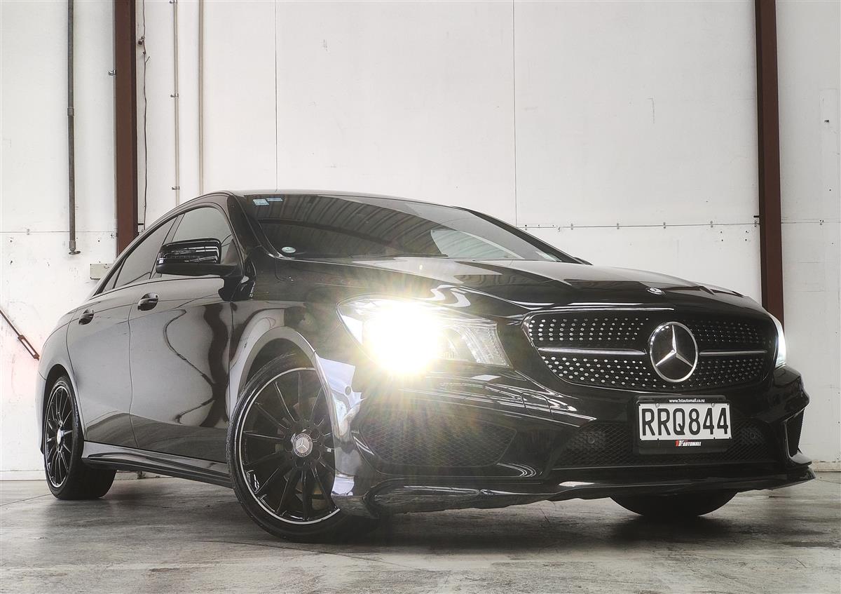 2013 Mercedes-Benz CLA 250 AMG EDITION ONE/TURBO/NZ NAV/ELECTRIC SEAT Sedan Automatic, 5 seats, Black, Petrol, 1,990 cc, 101,798 km