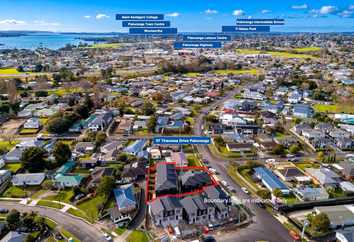 10 Years Master Builder Warranty, 132m2 Brandnew freehold 3 beds 2.5 baths duplex home with garage, 0.2 km to Anchorage Park School, 0.9 km to Edgewater College, 1.2 km to Pakuranga Intermediate, Lot 1/57 Tiraumea Drive, Pakuranga, Auckland