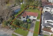 Rangitoto College zone, 3 beds 1 bath house on 650m2 section, with RC, EPA approved for 3 standalone 5 beds 4 baths double garage homes, 55 Oaktree Avenue, Browns Bay, Auckland