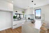 Freehold 4 beds (2 ensuites) 3.5 baths home, double garage, 1 ensuite ground floor, 3 + 1 layout, Lift infrastructure installed for future lift installation, Daikin rooftop heating and cooling system, Bluetooth audio system to kitchen and living areas, 2/2 Valonia Street, Mt Roskill, Auckland