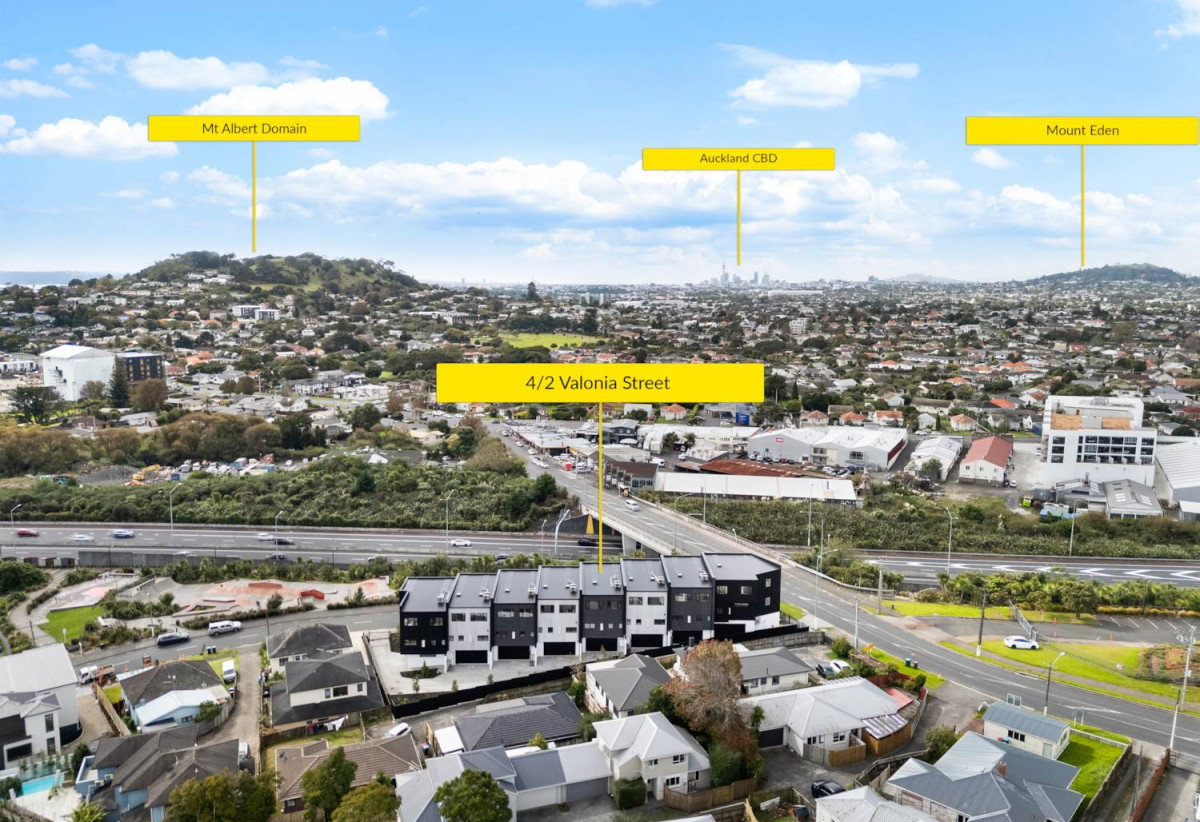 Freehold 4 beds (2 ensuites) 3.5 baths home, double garage, 1 ensuite ground floor, 3 + 1 layout, Lift infrastructure installed for future lift installation, Daikin rooftop heating and cooling system, Bluetooth audio system to kitchen and living areas, 1/2 Valonia Street, Mt Roskill, Auckland