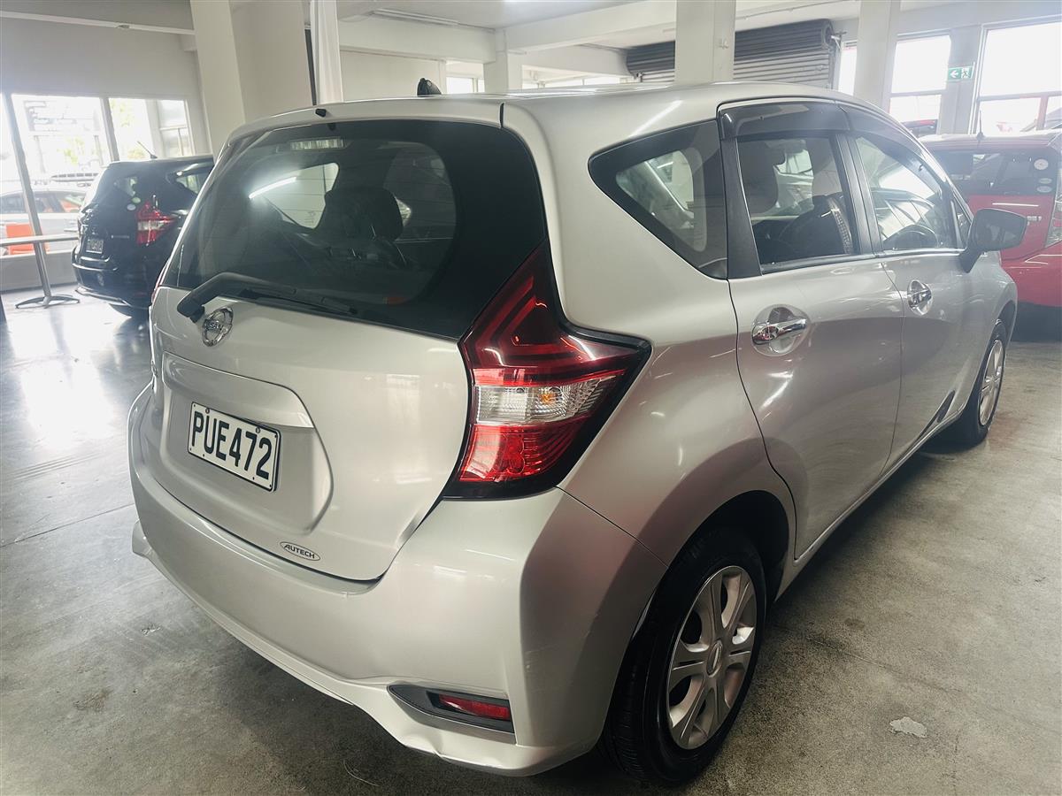 2017 Nissan Note Hatchback Automatic, 5 seats, Silver, Petrol, 1,200 cc, 101,000 km