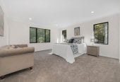 Backing directly onto a peaceful reserve. Brandnew 7 beds (5 ensuites) 6.5 baths house, double garage plus 2 more onsite car parks, 2 beds granny, 2C Hughs Way, Flat Bush, Auckland