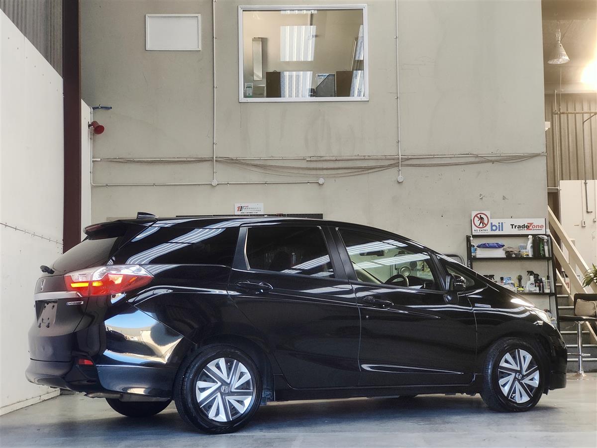 2017 Honda Shuttle FIT HYBRID X/PADDLE SHIFT/C/CONTROL Hatchback Automatic, 5 seats, Black, New Import, Petrol, 1,500 cc, 77,278 km