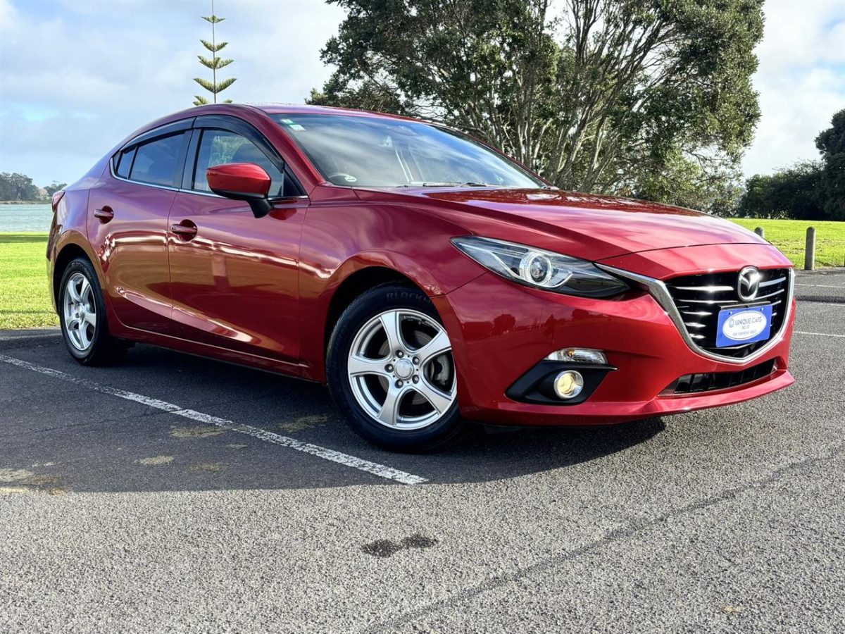 2014 Mazda Axela 15S Bose Audio, 4 Door, Sedan, Automatic, 5 seats, Burgandy, 1500cc, Petrol, 69,128km