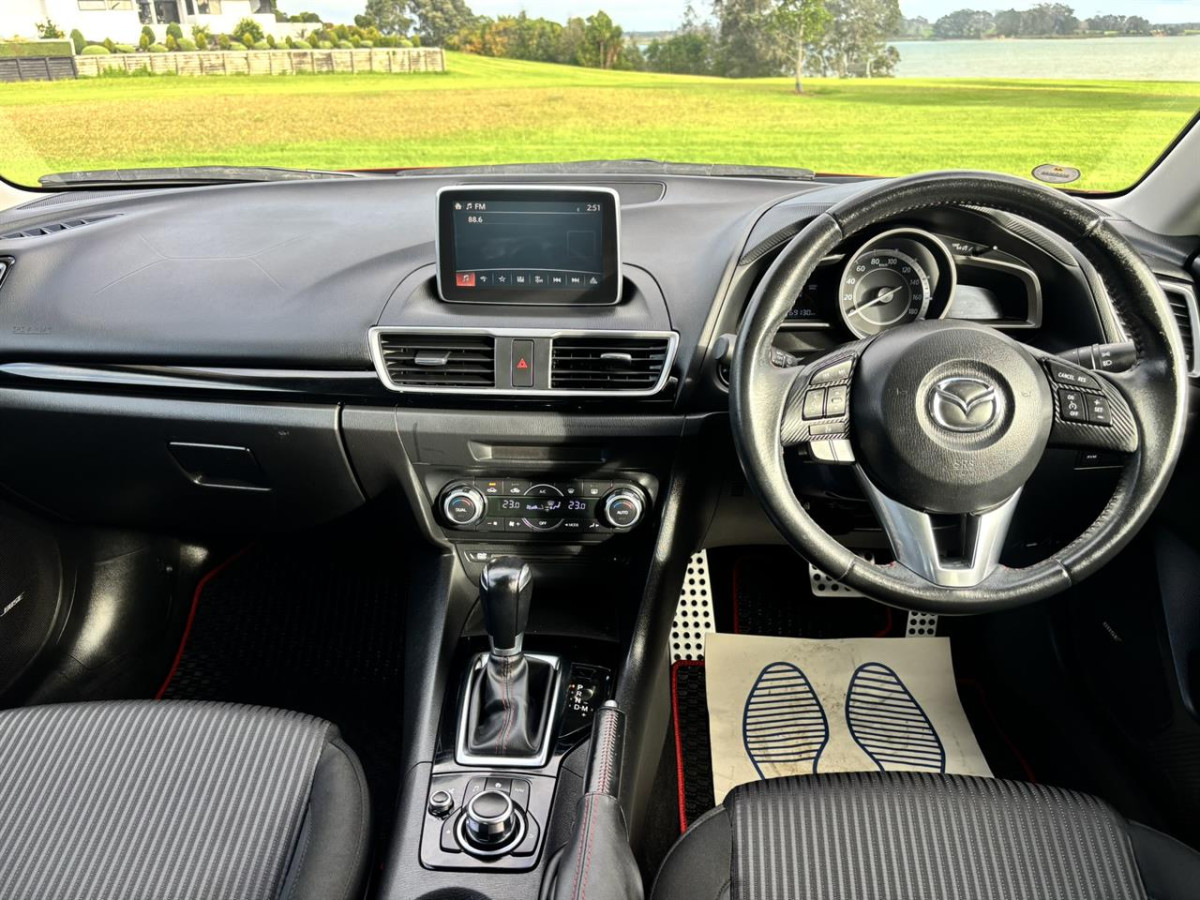 2014 Mazda Axela 15S Bose Audio, 4 Door, Sedan, Automatic, 5 seats, Burgandy, 1500cc, Petrol, 69,128km