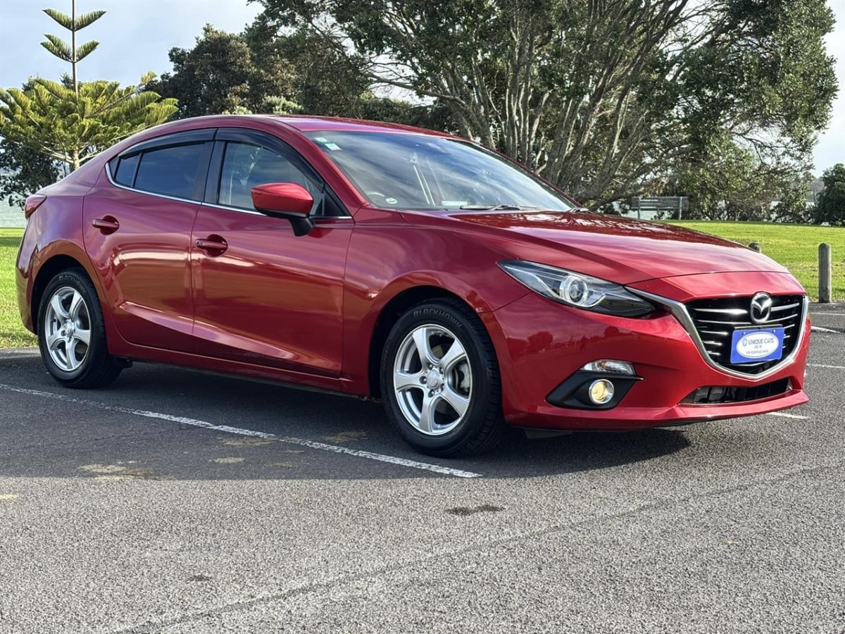 2014 Mazda Axela 15S Bose Audio, 4 Door, Sedan, Automatic, 5 seats, Burgandy, 1500cc, Petrol, 69,128km