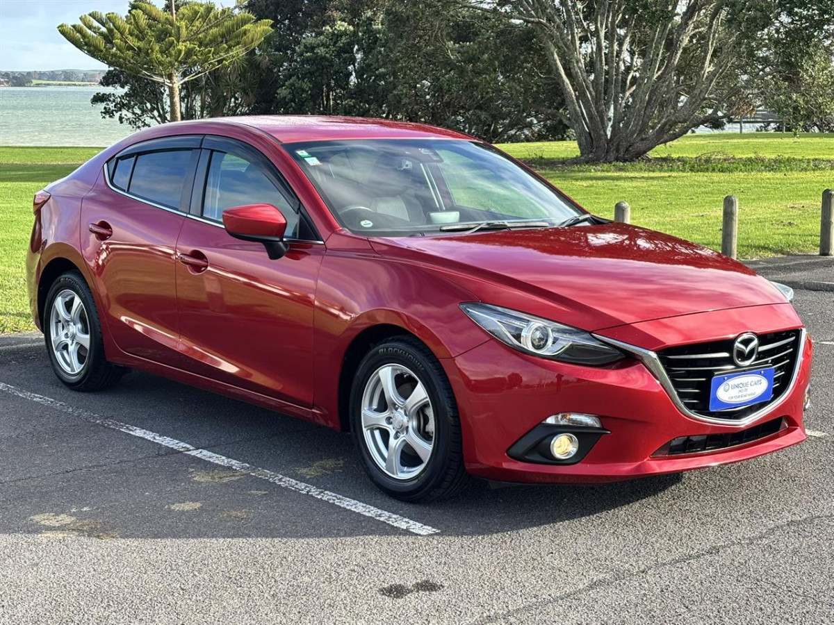 2014 Mazda Axela 15S Bose Audio, 4 Door, Sedan, Automatic, 5 seats, Burgandy, 1500cc, Petrol, 69,128km