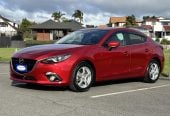 2014 Mazda Axela 15S Bose Audio, 4 Door, Sedan, Automatic, 5 seats, Burgandy, 1500cc, Petrol, 69,128km