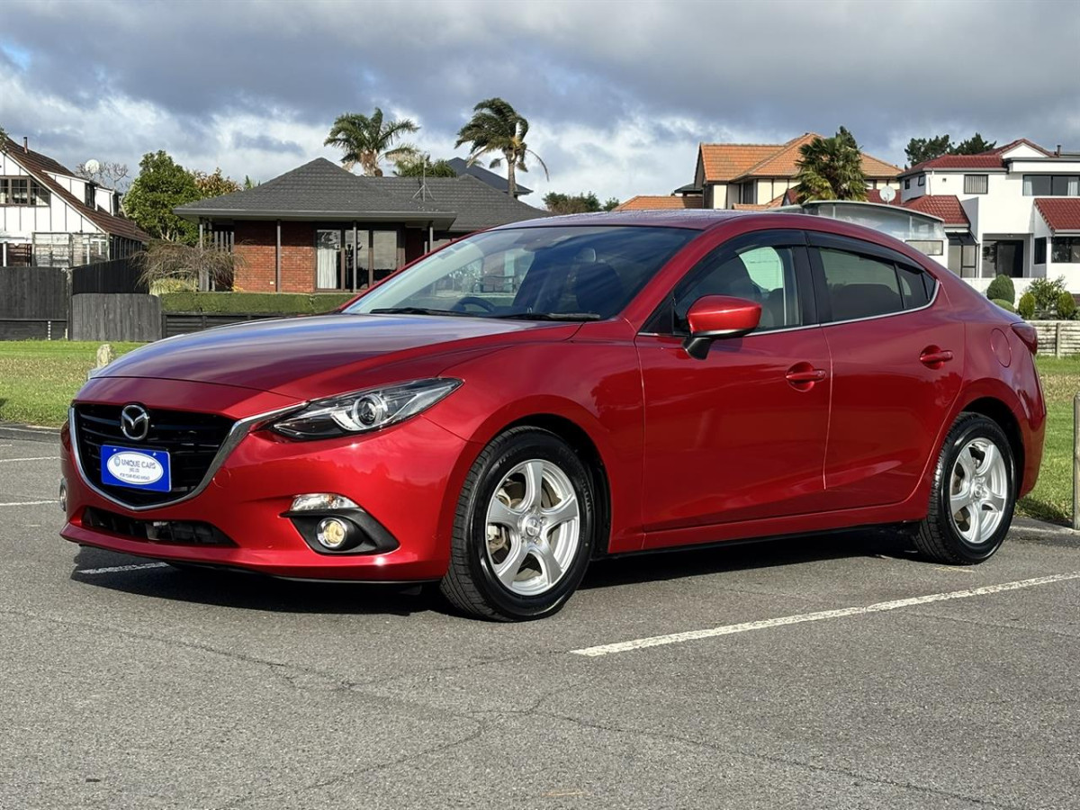 2014 Mazda Axela 15S Bose Audio, 4 Door, Sedan, Automatic, 5 seats, Burgandy, 1500cc, Petrol, 69,128km