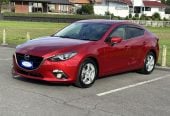 2014 Mazda Axela 15S Bose Audio, 4 Door, Sedan, Automatic, 5 seats, Burgandy, 1500cc, Petrol, 69,128km