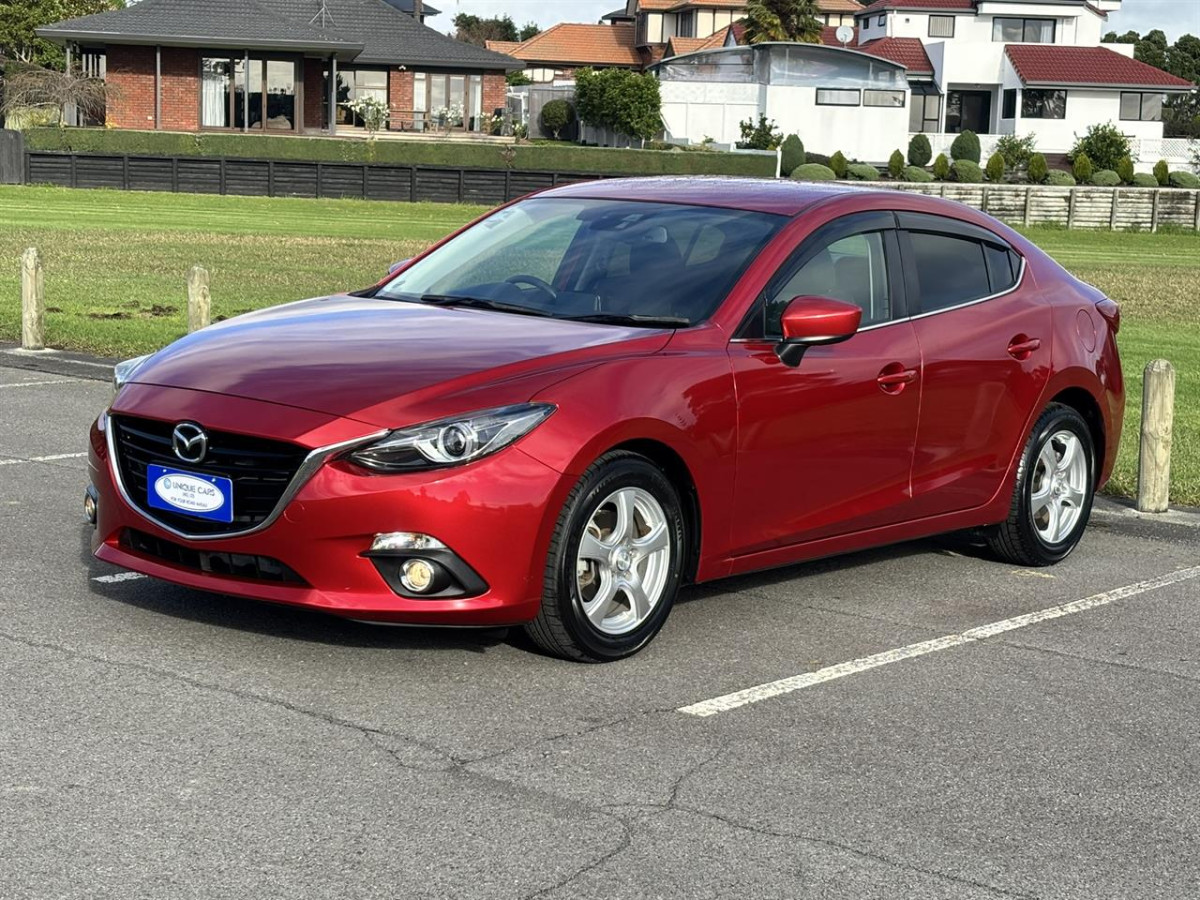 2014 Mazda Axela 15S Bose Audio, 4 Door, Sedan, Automatic, 5 seats, Burgandy, 1500cc, Petrol, 69,128km