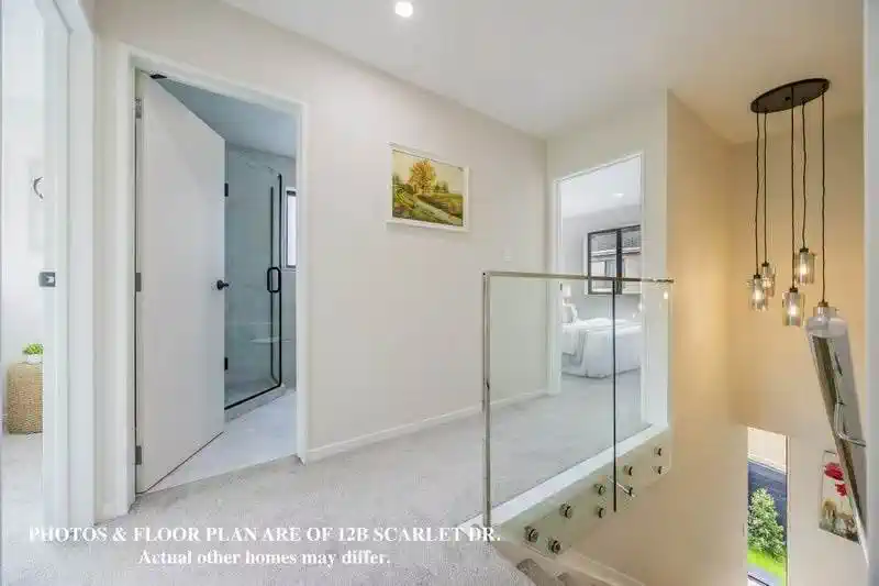 Brandnew freehold 3 beds 2.5 bath Duplex home with garage, Move-in ready, close to schools, parks, shops, 0.5 km to Birdwood School, 1.6 km to Waitakere College, 1.8 km to Massey High School, 12B Scarlet Drive, Ranui, Auckland