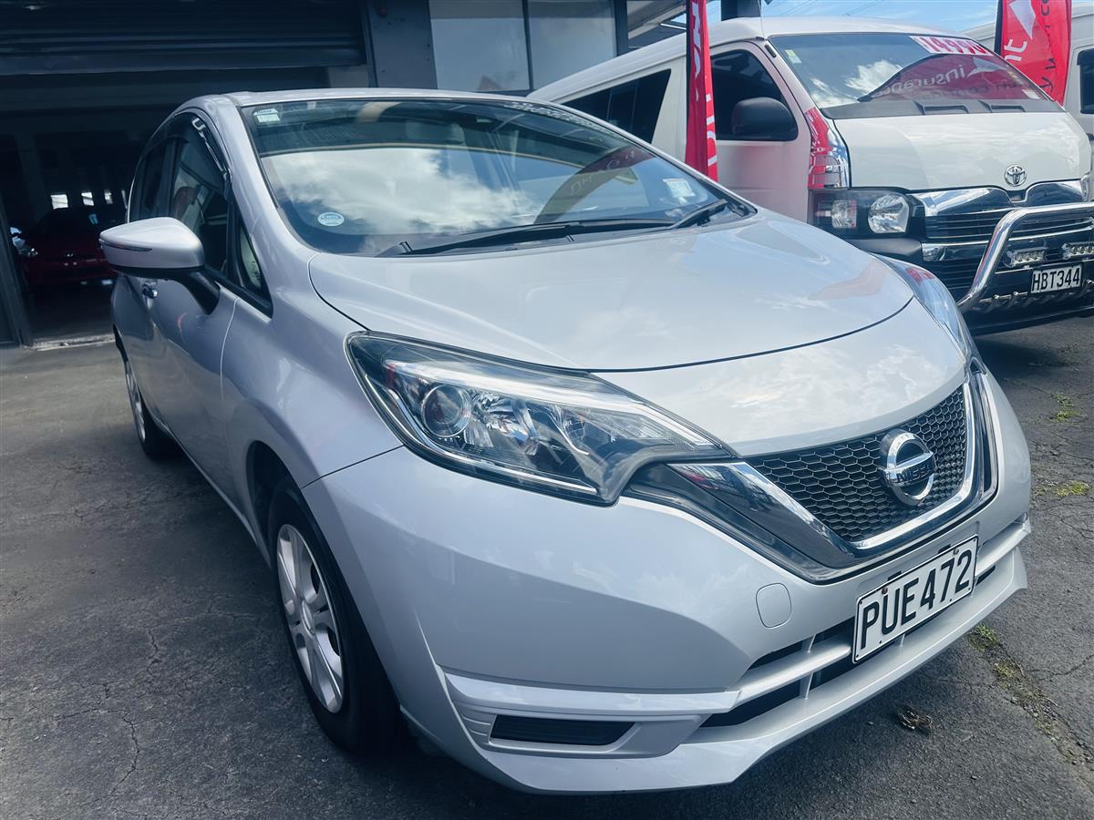 2017 Nissan Note Hatchback Automatic, 5 seats, Silver, Petrol, 1,200 cc, 101,000 km