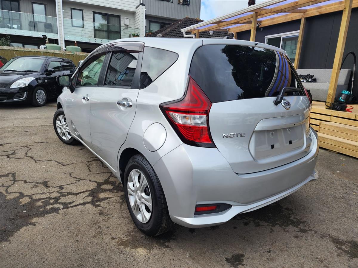 2017 Nissan Note Hatchback Automatic, 5 seats, Silver, New Import, Petrol, 1,200 cc, 95,911 km