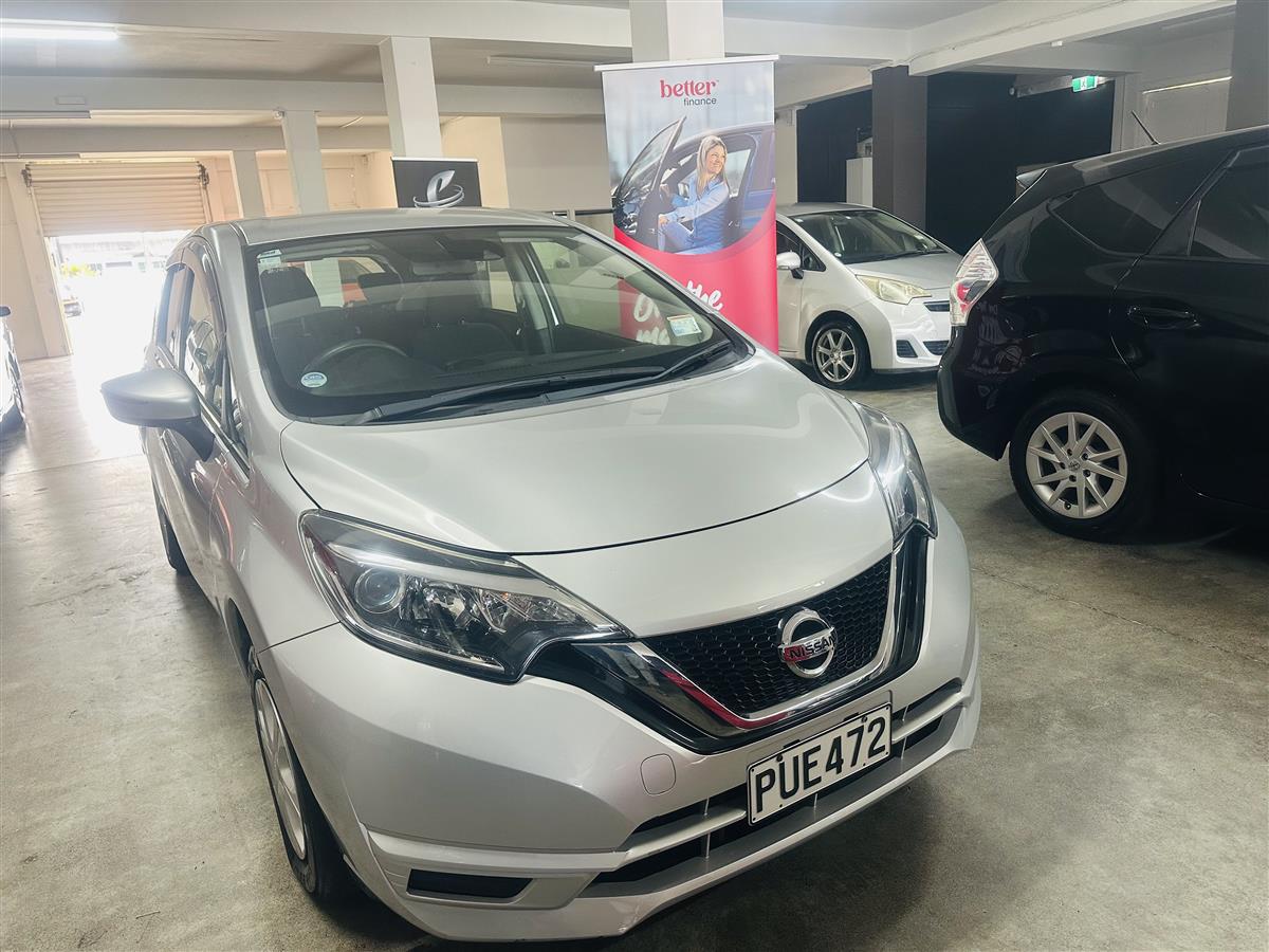 2017 Nissan Note Hatchback Automatic, 5 seats, Silver, Petrol, 1,200 cc, 101,000 km