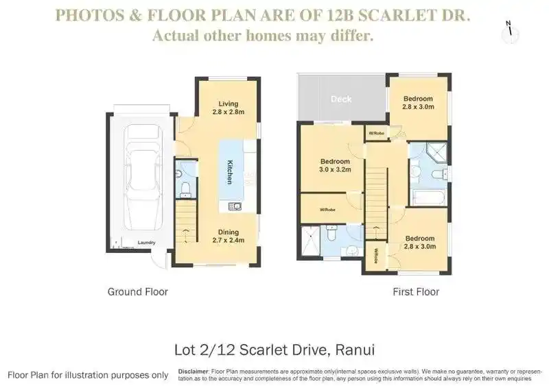 Brandnew freehold 3 beds 2.5 bath Duplex home with garage, Move-in ready, close to schools, parks, shops, 0.5 km to Birdwood School, 1.6 km to Waitakere College, 1.8 km to Massey High School, 12B Scarlet Drive, Ranui, Auckland