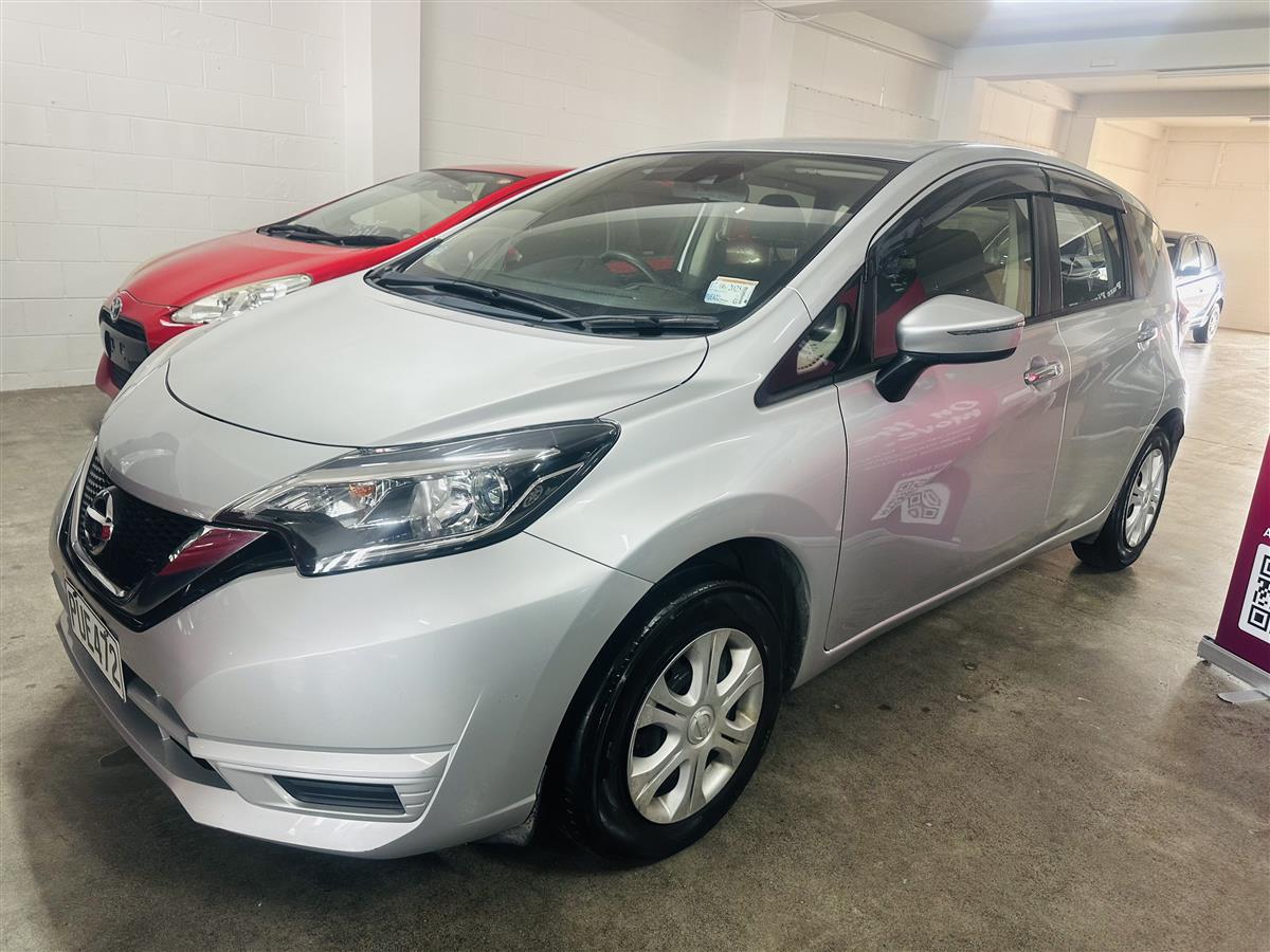 2017 Nissan Note Hatchback Automatic, 5 seats, Silver, Petrol, 1,200 cc, 101,000 km