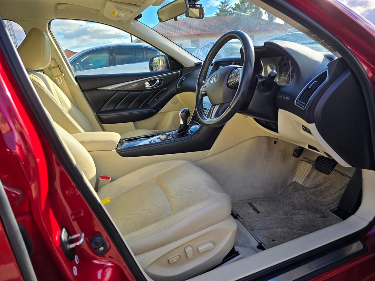2014 Nissan Skyline **200GT-T**Adaptive Cruise Control**Leather Package**360 Reversing Camera**Parking Sensors**Electric & Heating Seats**Factory Mags**Fog Lights**Auto-Stop ** Sedan Automatic, 5 seats, Petrol, 1,991 cc, 86,654 km