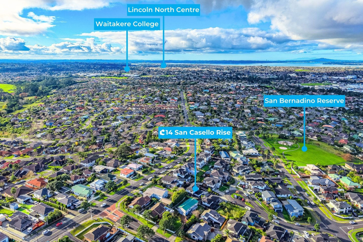 534m2 section, 253m2 5 beds (2 ensuites) 4 baths house with double garage, close to quality schools, parks, local shops, 14 San Casello Rise, Henderson, Auckland