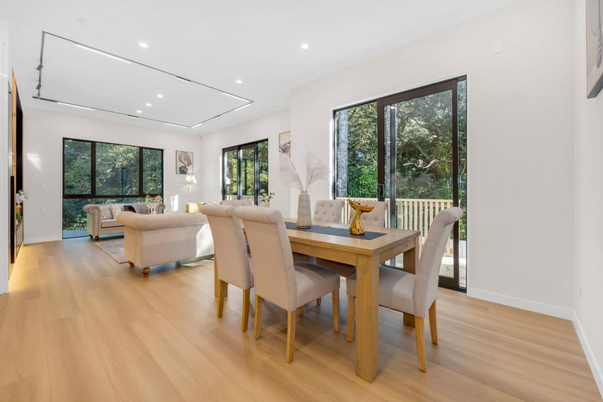 Backing directly onto a peaceful reserve. Brandnew 7 beds (5 ensuites) 6.5 baths house, double garage plus 2 more onsite car parks, 2 beds granny, 2C Hughs Way, Flat Bush, Auckland