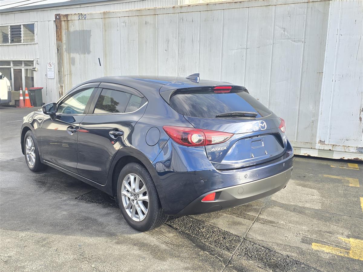 2016 Mazda Axela Parking Sensors !! Blind Spot Monitor !! Hatchback Automatic, 5 seats, Blue, New Import, Petrol, 1,490 cc, 74,531 km