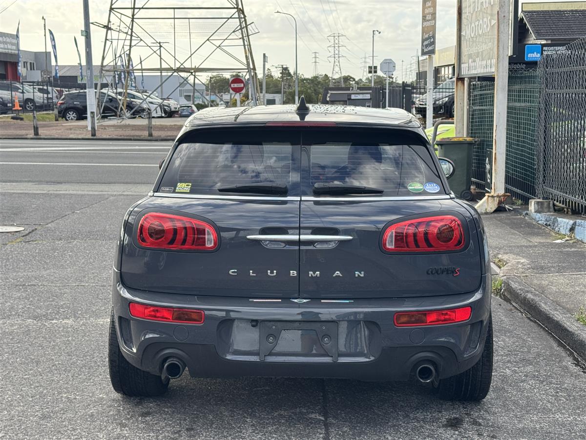 2016 MINI Cooper S Clubman 2.0L Turbo Hatchback Automatic, 4 seats, Grey, Petrol, 2,000 cc, 53,000 km