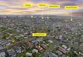600m2 section, Renovated 4 beds 1.5 baths house, with front and rear deck and two 6×3 cabins, Close to local schools including Kia Aroha College/Campus and Redoubt North School, shops, motorway access, 48 Darnell Crescent Clover Park, Auckland