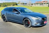 2013 Mazda Atenza APPLE CARPLAY REDAR CRUISE CONTROL Station Wagon Automatic, 5 seats, Blue, Petrol, 2,000 cc, 40,099 km