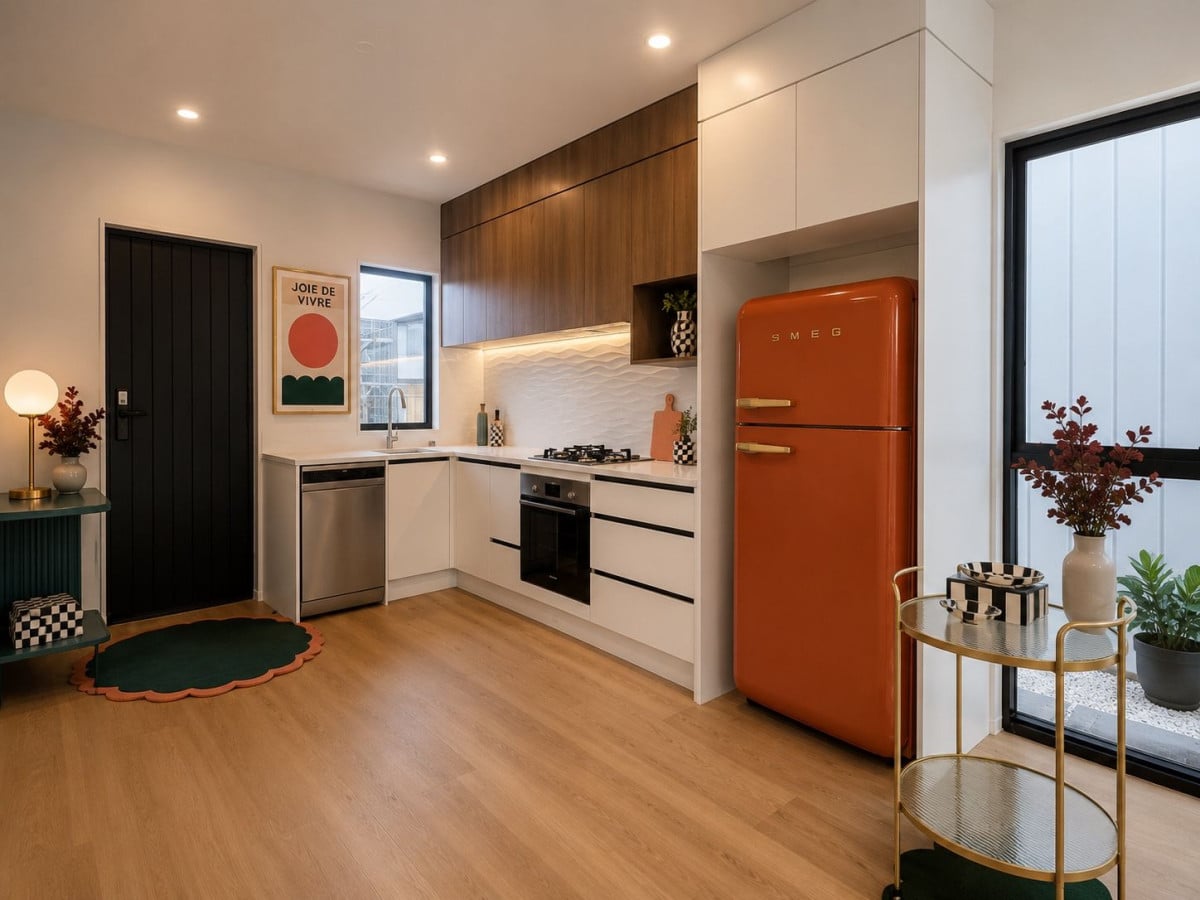 Brandnew Freehold 3 beds 1.5 baths duplex home with car park, One upstairs bedroom with sea views, easy access to shops, schools, motorway access, In zone for Scott Point School & Hobsonville Point Secondary, 95 Wavecrest Lane, Hobsonville, Auckland