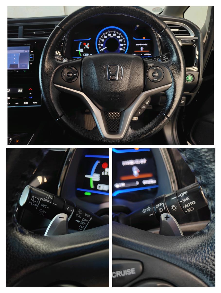 2017 Honda Shuttle FIT HYBRID X/PADDLE SHIFT/C/CONTROL Hatchback Automatic, 5 seats, Black, New Import, Petrol, 1,500 cc, 77,278 km