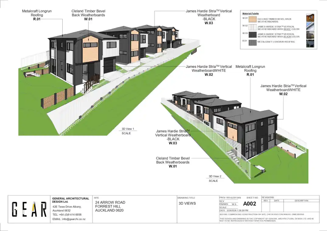 Double Westlake school zone, 675m2 section with RC & EPA APPROVED | BC SUBMITTED, 4 beds 2 baths house with garage, Upstairs: 3 generous bedrooms + 1 bathroom, Ground floor: 1 large bedroom + 1 bathroom, currently rented for $900/week, 0.2 km to Forrest Hill School, 0.5 km to Westlake Boys’ High School, 1.1 km to Westlake Girls’ High School, 24 Arrow Road, Forrest Hill,Auckland
