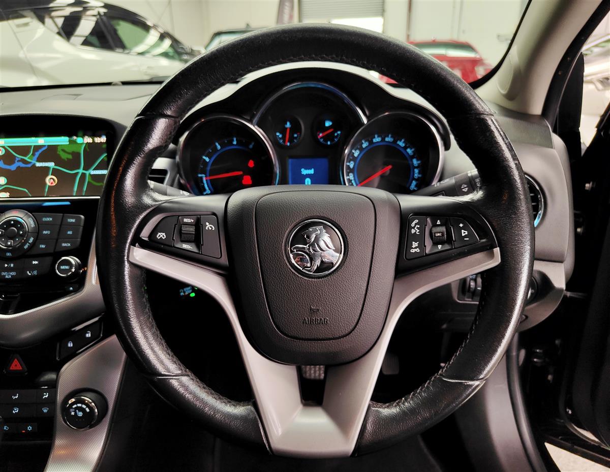 2012 Holden Cruze SRI V SEDAN 1.4T AT/LEATHER/NZ NEW/TOW BAR Sedan Automatic, 5 seats, Black, Petrol, 1,364 cc, 138,959 km