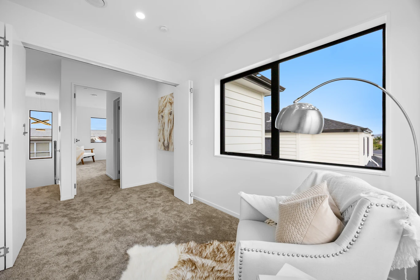 10-Year Master Build Warranty, Brandnew 4 beds (2 ensuites) 3.5 baths duplex home with garage, close to motorway access, Mount Roskill Shopping Hub, In zone for New Windsor School, Blockhouse Bay Intermediate and Lynfield College, 25B Rosamund Avenue New Windsor, Auckland