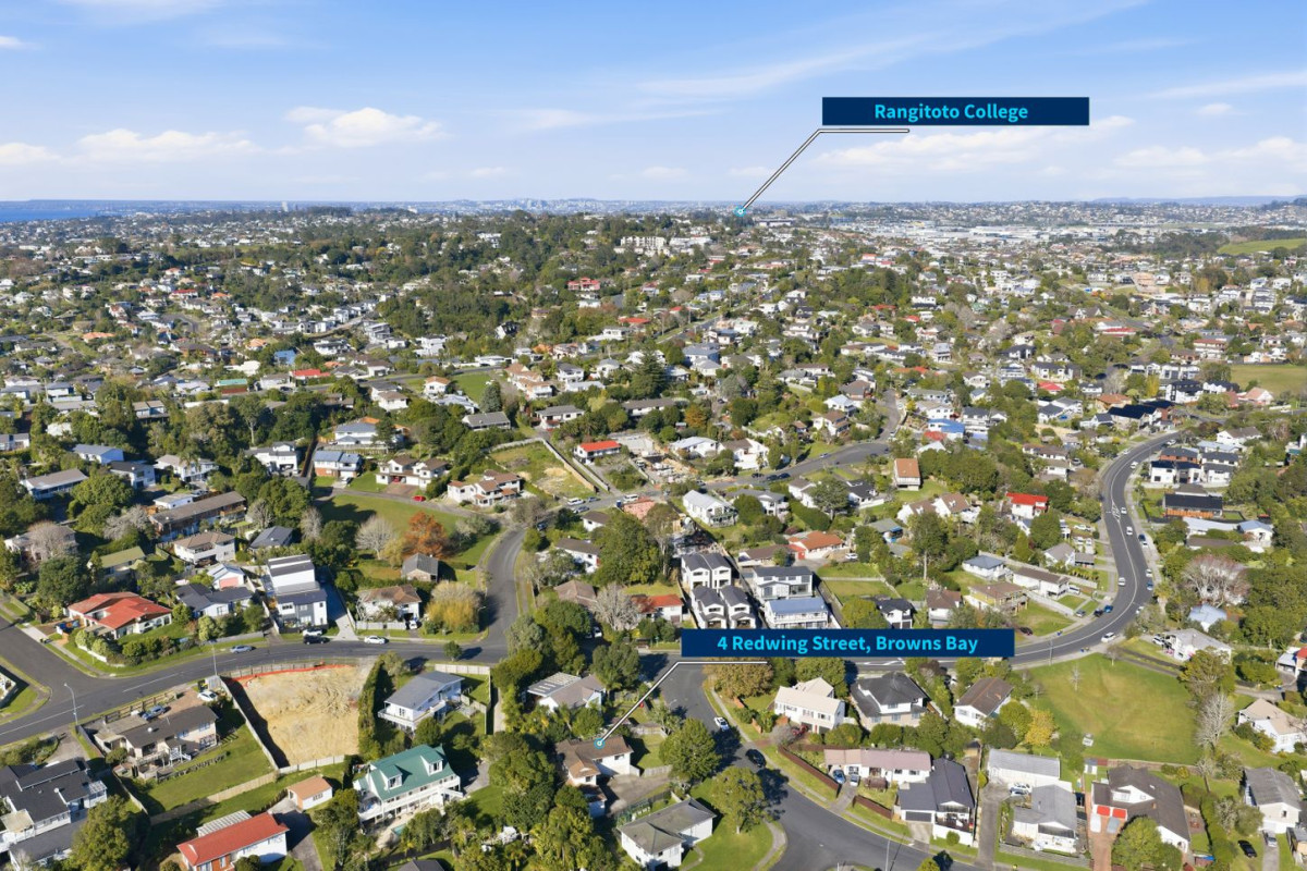 Rangitoto College zone, Home and income on 728m2 section, 171m2 4 beds 2 baths house with garage, The property provides flexible accommodation options, close to schools, Browns Bay village, beach, 4 Redwing Street, Browns Bay, Auckland