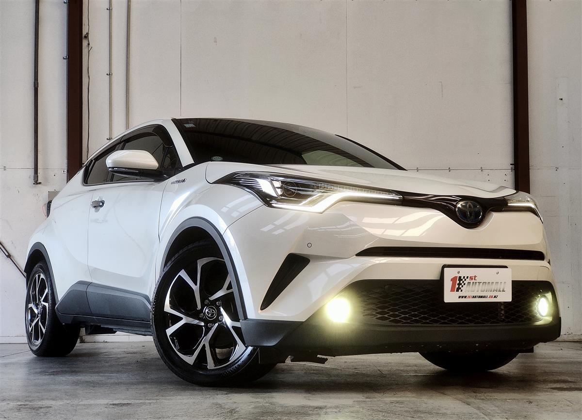 2018 Toyota C-HR G LED EDITION/GRADE 4.5/ RV/SUV Automatic, 5 seats, Perl, New Import, Hybrid, 1,800 cc, 64,333 km
