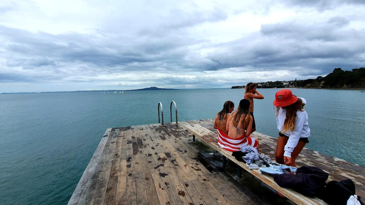 Sea Views, 210m2 Renovated 4 beds (2 ensuites) 3 baths house with double garage, App 5mins walk to the popular Murray’s bay beach with lot of water activity including boat sail and water jump from the jetty, 2/38 Gulf View Road, Murrays Bay, Auckland