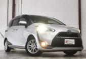2016 Toyota Sienta G HYBRID/7 SEATERS/GRADE 4 Station Wagon Automatic, Silver, New Import, Hybrid, 1,500 cc, 106,047 km