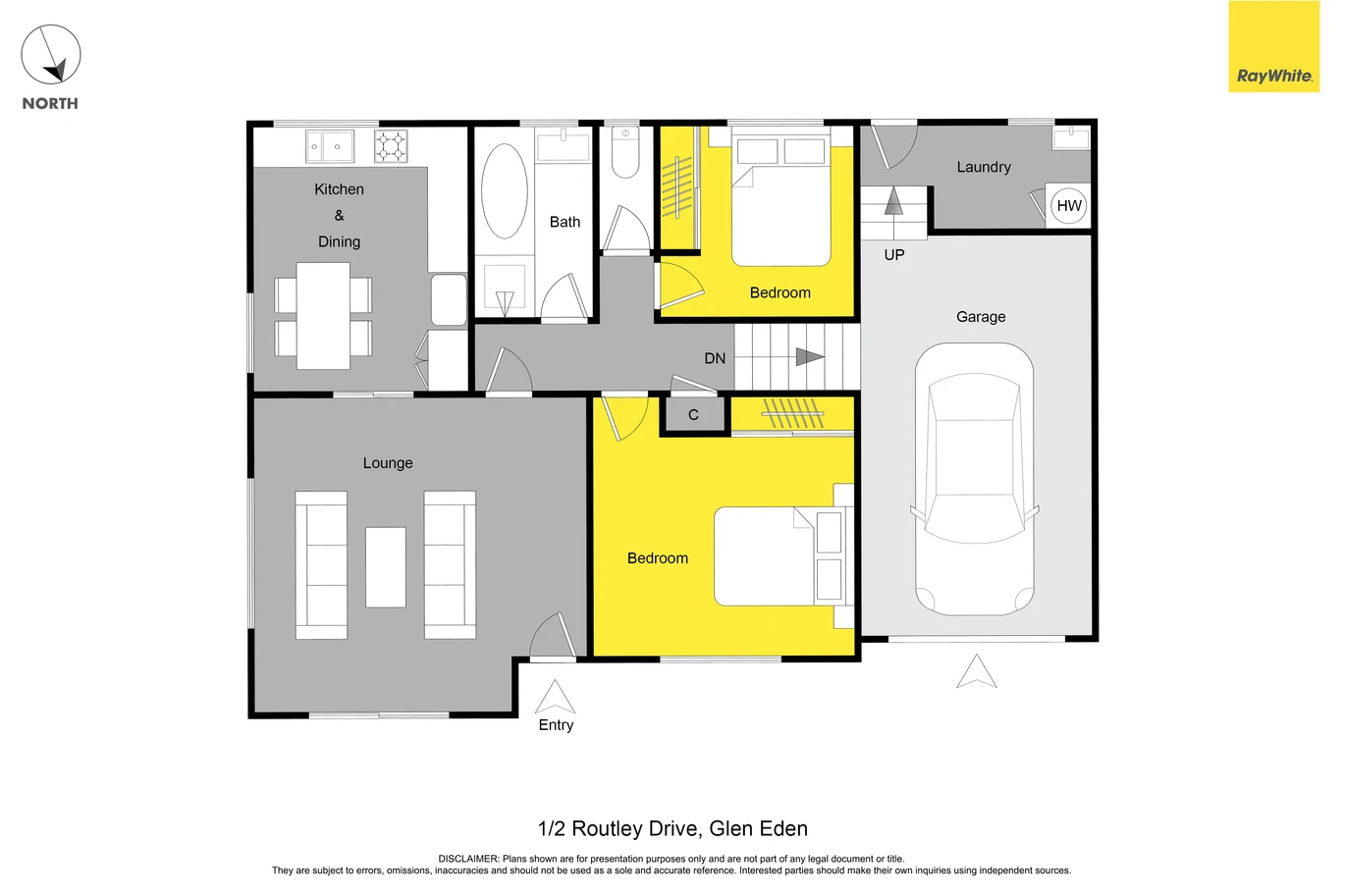 Brick and tile 2 beds 1 bath home with garage, close to schools, Glen Eden Village, train station, 1/2 Routley Drive Glen Eden, Auckland