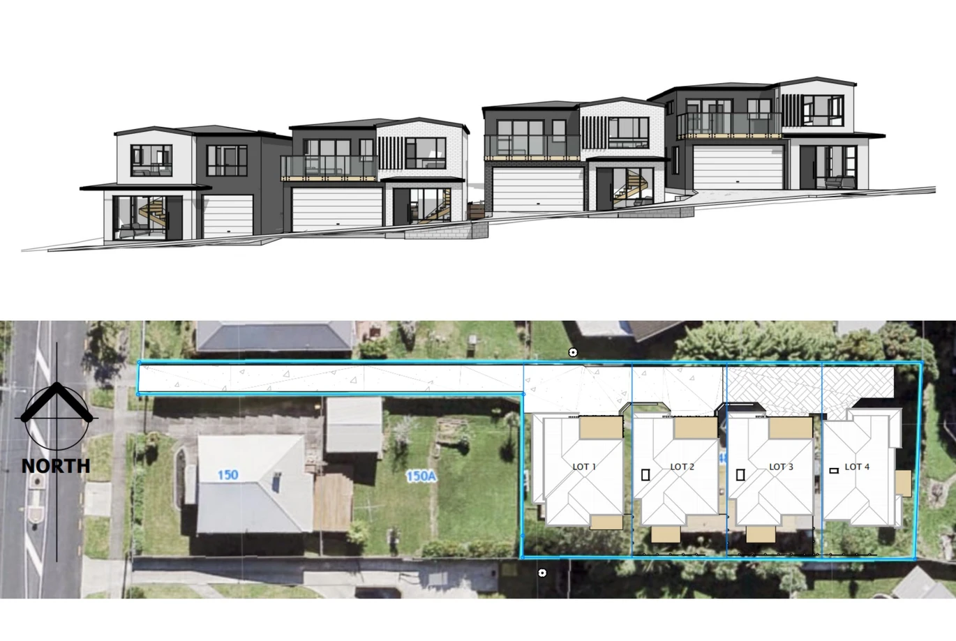 Home and income on 1184m2 section with approved RC for 4 Brick standalone homes, 3 beds + study room 1 bath main house with 2 rumpus rooms downstairs, The Minor Dwelling: A beautifully self-contained 1-bedroom home (complete with a living room, kitchen, and bathroom). currently rented for $449 per week, 148 Astley Avenue New Lynn, Auckland