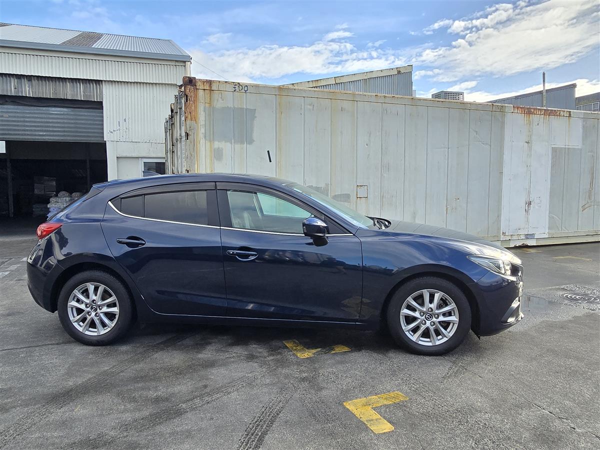 2016 Mazda Axela Parking Sensors !! Blind Spot Monitor !! Hatchback Automatic, 5 seats, Blue, New Import, Petrol, 1,490 cc, 74,531 km